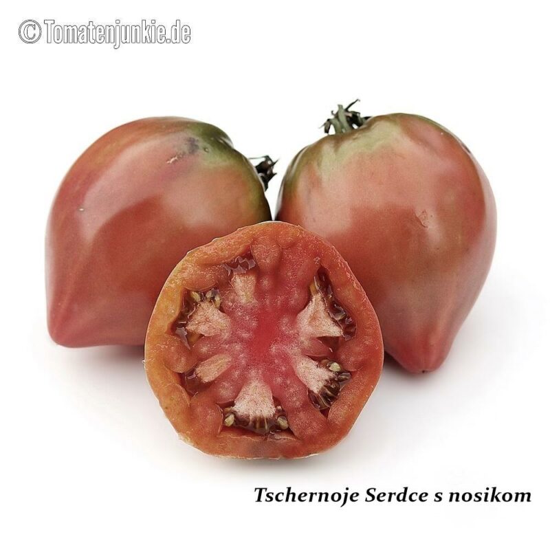 Tomatensorte Tschernoje Serdce s nosikom